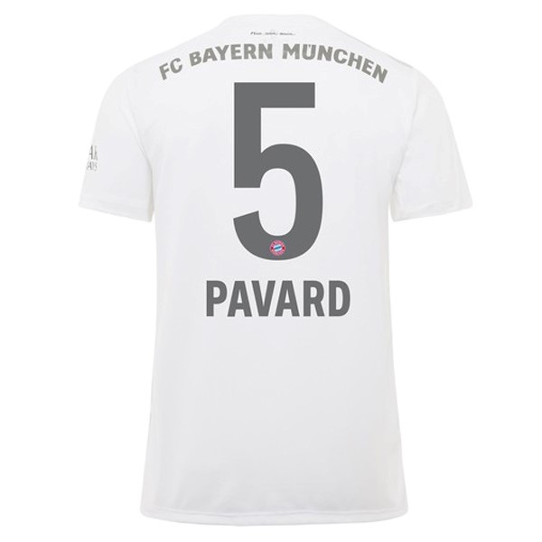 Camiseta Bayern Munich NO.5 Pavard Segunda equipación 2019-2020 Blanco